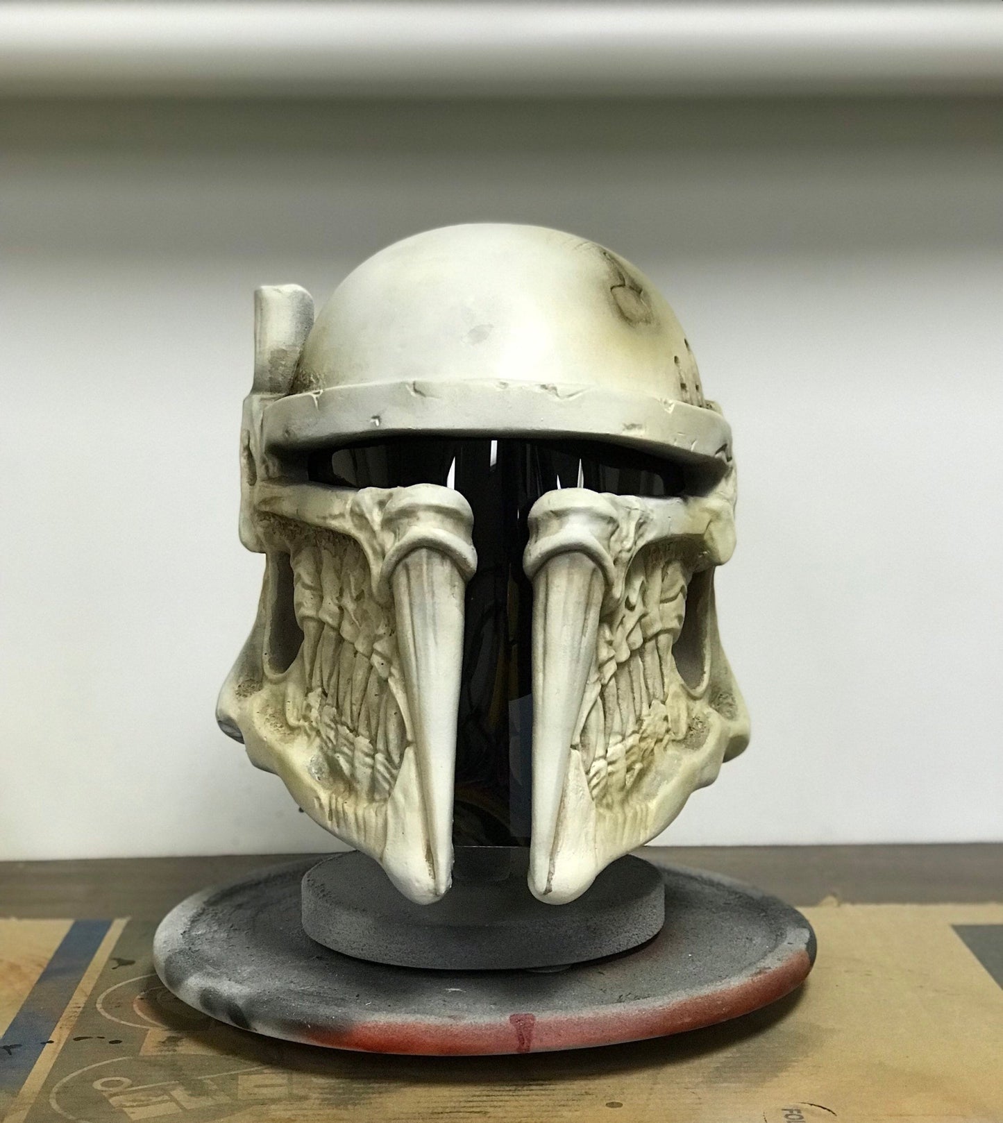 Star Wars Mandalorian Bone Helmet