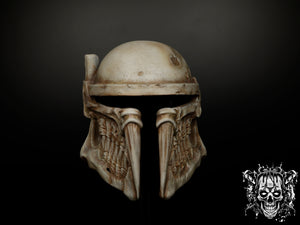 Bone Mandalorian Helmet – Collectible