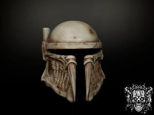 Bone Mandalorian Helmet – Collectible