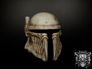 Bone Mandalorian Helmet – Collectible