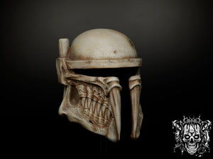 Bone Mandalorian Helmet – Collectible