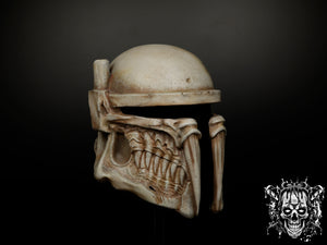 Bone Mandalorian Helmet – Collectible