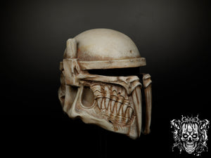 Bone Mandalorian Helmet – Collectible