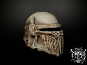 Bone Mandalorian Helmet – Collectible