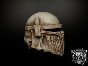 Bone Mandalorian Helmet – Collectible