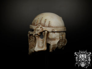 Bone Mandalorian Helmet – Collectible