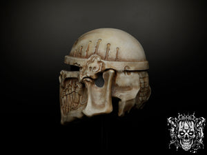 Bone Mandalorian Helmet – Collectible