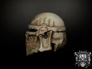 Bone Mandalorian Helmet – Collectible