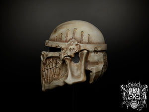 Bone Mandalorian Helmet – Collectible