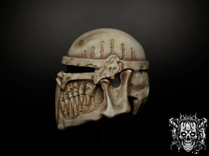 Bone Mandalorian Helmet – Collectible