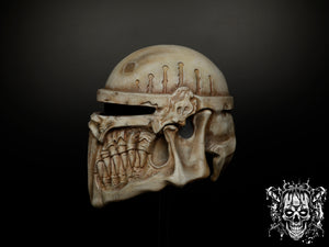 Bone Mandalorian Helmet – Collectible