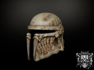 Bone Mandalorian Helmet – Collectible