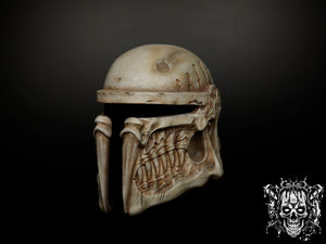 Bone Mandalorian Helmet – Collectible