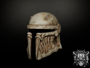 Bone Mandalorian Helmet – Collectible
