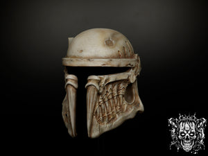 Bone Mandalorian Helmet – Collectible