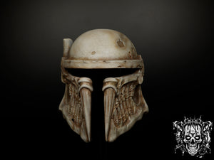 Bone Mandalorian Helmet – Collectible