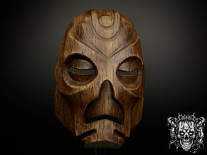 Wooden Dragon Priest Mask - Skyrim Inspired Replica