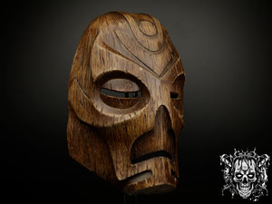 Wooden Dragon Priest Mask - Skyrim Inspired Replica