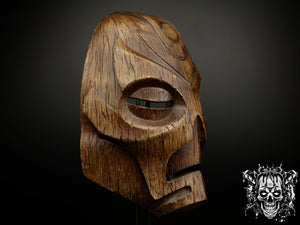 Wooden Dragon Priest Mask - Skyrim Inspired Replica