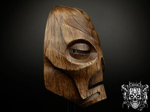 Wooden Dragon Priest Mask - Skyrim Inspired Replica