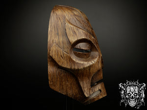 Wooden Dragon Priest Mask - Skyrim Inspired Replica