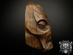 Wooden Dragon Priest Mask - Skyrim Inspired Replica