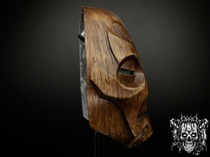 Wooden Dragon Priest Mask - Skyrim Inspired Replica