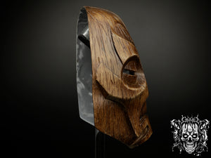 Wooden Dragon Priest Mask - Skyrim Inspired Replica