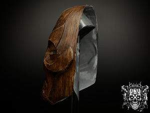 Wooden Dragon Priest Mask - Skyrim Inspired Replica