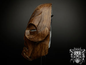 Wooden Dragon Priest Mask - Skyrim Inspired Replica