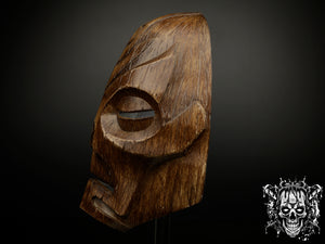 Wooden Dragon Priest Mask - Skyrim Inspired Replica