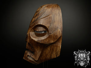 Wooden Dragon Priest Mask - Skyrim Inspired Replica