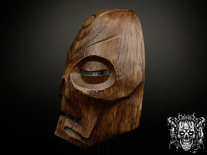 Wooden Dragon Priest Mask - Skyrim Inspired Replica