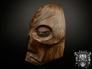 Wooden Dragon Priest Mask - Skyrim Inspired Replica
