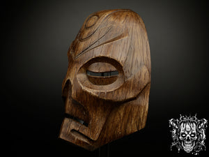 Wooden Dragon Priest Mask - Skyrim Inspired Replica