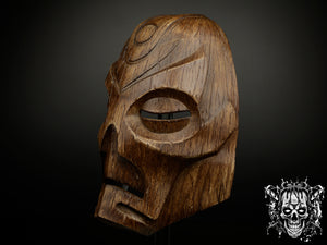 Wooden Dragon Priest Mask - Skyrim Inspired Replica