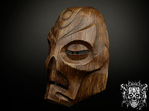 Wooden Dragon Priest Mask - Skyrim Inspired Replica