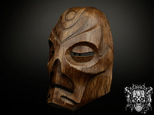 Wooden Dragon Priest Mask - Skyrim Inspired Replica