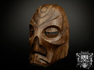 Wooden Dragon Priest Mask - Skyrim Inspired Replica