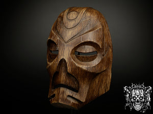 Wooden Dragon Priest Mask - Skyrim Inspired Replica